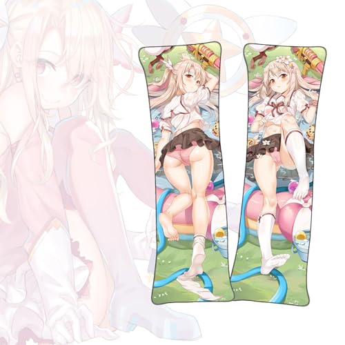 FDSAD Anime Kissenbezüge Fate/Grand Order Illyasviel Anime Dakimakura Lebensgroßer doppelseitiger Körper Kissenbezug von FDSAD