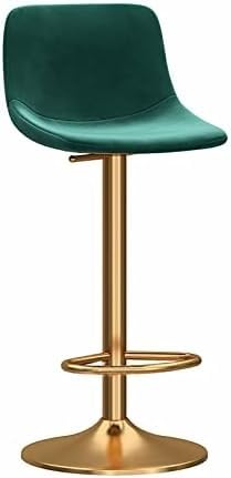 FDTMGW Barhocker Metall Verstellbare Höhe mit Küche/Heimbar/Esszimmer/Büro (grau) von FDTMGW