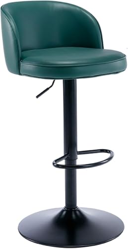 FDTMGW Barhocker Moderne Schwenkstühle, Barstool-Thekehöhe mit hoher Rückenlehne-6482 cm (grau weiß, 5060 cm) von FDTMGW