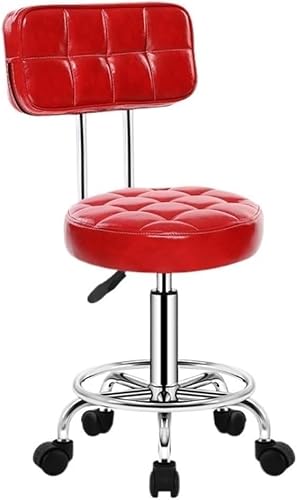 FDTMGW Frühstücksstuhl für Küchenbar Stühle Barhocker mit Rädern Drehstuhl Verstellbarer Lifthocker (B) von FDTMGW