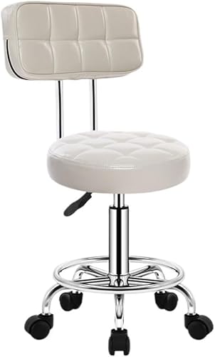 FDTMGW Frühstücksstuhl für Küchenbar Stühle Barhocker mit Rädern Drehstuhl Verstellbarer Lifthocker (B) von FDTMGW
