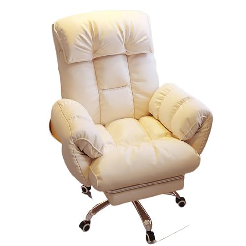 FDTMGW Gaming Office Computer Schreibtisch Schaukelstuhl Comfy Gamer PC Massage Work Stuhl Nebenentasche, einstellbare Rückenlehne, Fußstütze, für Heimbüro, Studium, Arbeiten, Führungskräfte, Leben, von FDTMGW