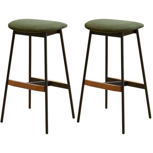 FDTMGW Stuhl einstellbare Höhenhocker einfache Montagestange Stuhl 360 Grad Drehstangenhocker Set von 2 von FDTMGW