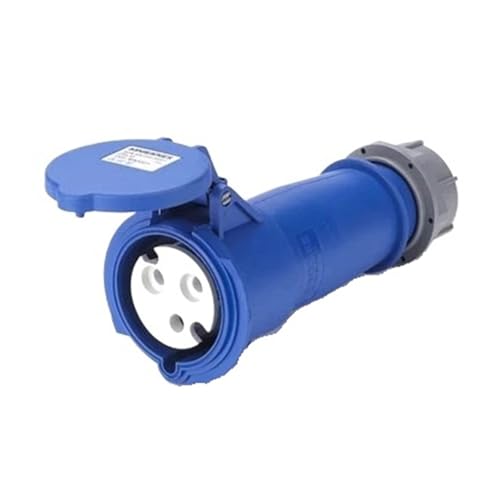 1 Stück Industrie-Stecker und -Buchsenanschlüsse Oberflächen- und verdeckte Installation 3 4 5 Lochkern 16 A 32 A Wasserdicht Zwei Dreiphasen(3321) von FDYZCIYI