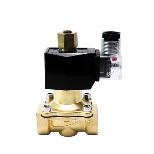 1" normalerweise geöffnetes wasserdichtes Magnetventil aus Messing, 24 V DC(G-24VDC-NBR-SEAL) von FDYZCIYI