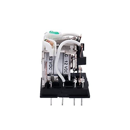 10ocss Miniaturspule Generalel elektromagnetischer Zwischenrelaisschalter HH52P HH53P HH54P LED DC 6V 12V 24V AC 220V MY2NJ/MY3NJ/MY4NJ(HH52P DC6V) von FDYZCIYI