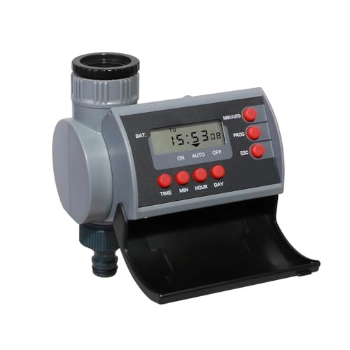 FDYZCIYI Magnetventil Digitaler Hausgarten Automatischer Bewässerungstimer, Gartensteuerungssystem mit LCD-Display FDYZCIYI Magnetventil Digitaler Hausgarten Automatischer Bewässerungstimer, Gartensteuerungssystem mit LCD-Display von FDYZCIYI