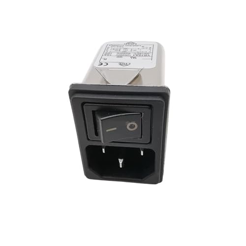 FDYZCIYI Netzfilter YR10A1 einphasig 220V 10A Steckdose mit Schalter Entstörfilter von FDYZCIYI