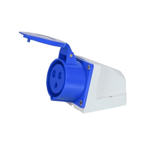 FDYZCIYI Wasserdicht Aviation Stecker Männlich und Weiblich Docking Explosion-Proof Stecker 3-core DREI-Phase Strom 16A 32A Industrie buchse(32A Surface Mounted Socket ip44) von FDYZCIYI