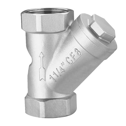 FDYZCIYI Y-Type Strainers Thread Female Thread Stainless Steel Filter Valve(3/4") von FDYZCIYI