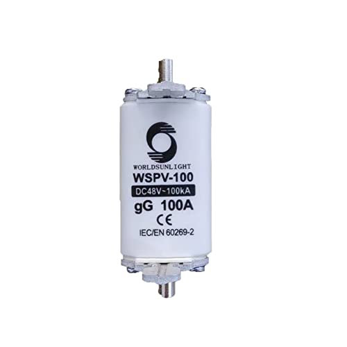W-125 48 V DC 100 A 125 A 160 V 100 kA Batterie Solarsicherung Sicherungstyp Trennschalter(100A) von FDYZCIYI