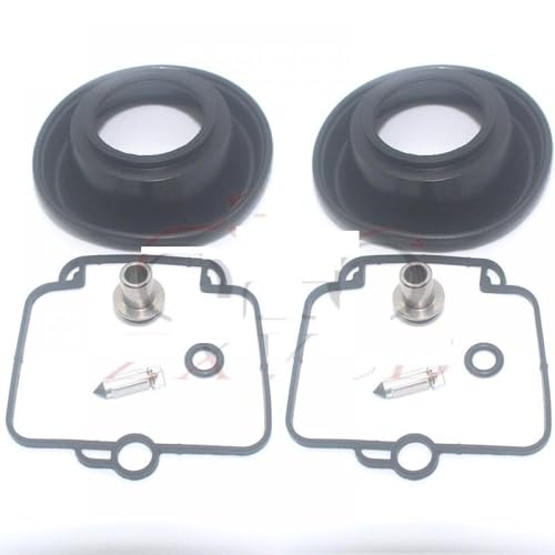 FDhRyTF Motorrad-Vergaser-Kraftstoffsystem-Reparatursatz, Kolbenmembran, kompatibel mit 650 ATV 1992–2000, passend Kompatibel mit F650 BST33 F 650(2 Set) von FDhRyTF