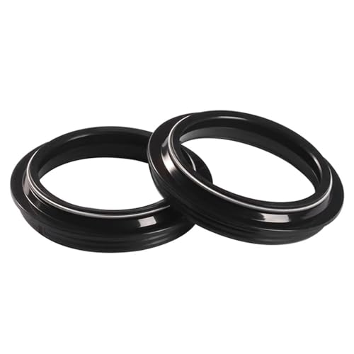 Vorderradgabel-Öldichtung und Staubschutz, kompatibel mit F800GT F800 S F800S F800 ST F800ST F800 R F800R ABS 4R80K71 E8STK71 E8STK73 2007–2017(2PCS DUST Cover) von FDhRyTF