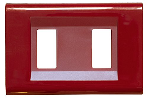 Feb 2582/Am Plaque Click A 2 Module, Maroon von FEB