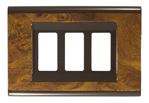 Feb 2583/RA Plaque Click 3 Module, Wurzelholz von FEB