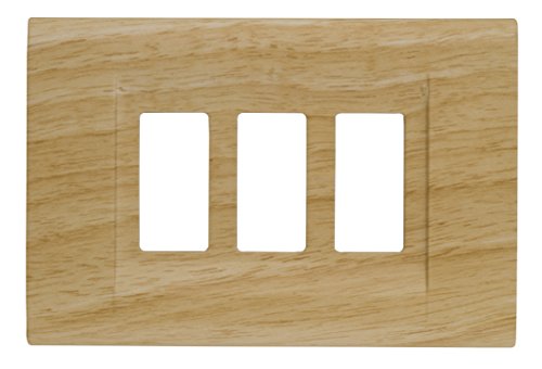 Feb 2583/dls Plaque Click 3 Module, Holz Gebleicht von FEB