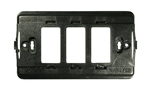 Halterung mit Schrauben. Serie 'Laser', anpassbar Serie 'Magic' Bticino. Halterung mit Schrauben. Serie 'Laser', anpassbar Serie 'Magic' Bticino. von FEB