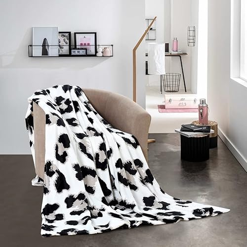 FEBE Kuscheldecke Panther Tagesdecke mikrofaser sofadecke kuschelig flauschig Decke für Couch Blanket 130x180 cm von FEBE