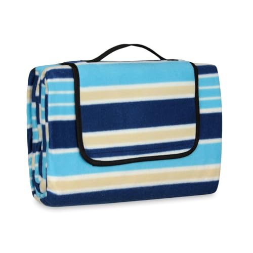 FEBE Picknickdecke mit trageriff 150x200 cm Streifen wasserdichter Unterseite Campingdecke Stranddecke Park Garten Outdoor FEBE Picknickdecke mit trageriff 150x200 cm Streifen wasserdichter Unterseite Campingdecke Stranddecke Park Garten Outdoor von FEBE