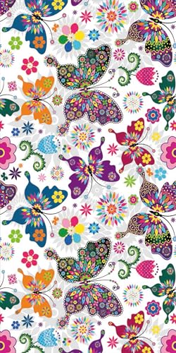 FEBE Strandtuch XXL Folklore 100x180 cm Badetuch Groß 100% Mikrofaser Handtuch Stranddecke Sommer-Handtücher von FEBE