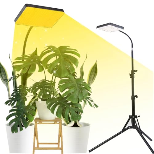 FECiDA Pflanzenlampe LED mit Ständer, UV-IR Vollspektrum Pflanzenlicht für Zimmerpflanzen, Pflanzenleuchte LED 2000 Lumen, Wachstumslampe für Pflanzen, Daisy Chain Funktion, On/Off Schalter von FECiDA