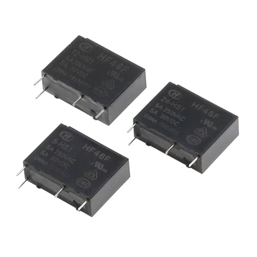 100 Stücke 30VDC Leistungsrelais HF46F-005-HS1 HF46F-012-HS1 HF46F-024-HS1 5A 250VAC 4PIN 5V 12V 24V DC(HF46F-05-HS1) von FEDDVJKB