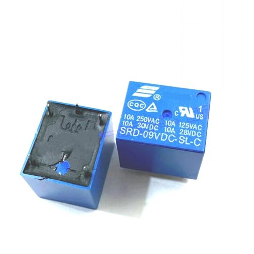 100 Stücke 9 V DC Leistungsrelais SRD-09VDC-SL-C T73-9V SRD-9VDC-SL-C 5Pin 100 Stücke 9 V DC Leistungsrelais SRD-09VDC-SL-C T73-9V SRD-9VDC-SL-C 5Pin von FEDDVJKB