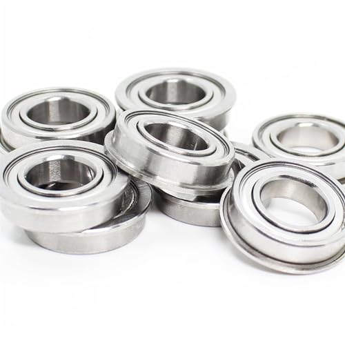 12 * 21 * 7 Mm 10PCS Doppelt Geschirmt Tiefe Nut Flansch F63801 Z ZZ Kugellager F63801Z von FEDDVJKB