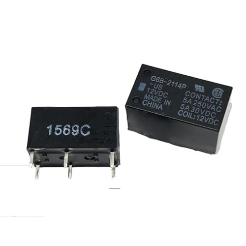 12V Relais G6B-1174P-US G6B1174PUS G6B 1174P UNS 12VDC DC12V 12V 5A 4PIN 5Pcs von FEDDVJKB