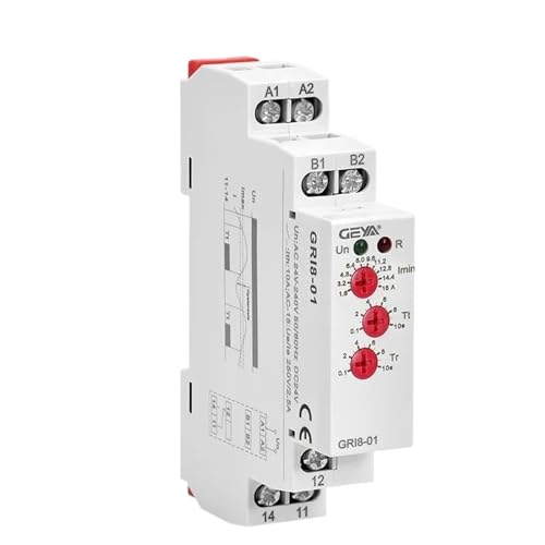 1Pcs GRI8-01/02 Strom Überwachung Relais 0,5 EINE 1A 2A 5A 8A 16A ACDC24V-240V Überstrom Unterstrom(GRI8-01 OverCurrent,0.05-0.5A) von FEDDVJKB