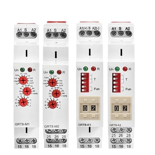 1Pcs Timer Relais Elektronische Einstellbare Oder Digitale Einstellung Timer Schalter 12V 24V 48V 110V 220V(GRT8-M2-ACDC12-240V) von FEDDVJKB