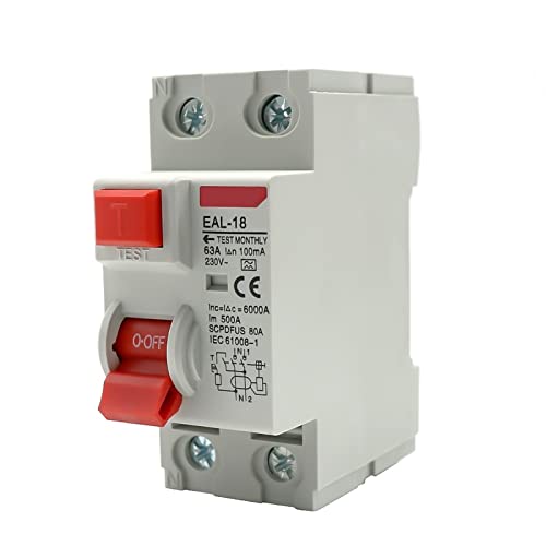 2P 32A Typ A FI-SCHUTZSCHALTER RCD ELCB Elektromagnetische Fehlerstromschutzschalter Differentialschalter Schalter 1 Stücke(2P 300mA,25A) von FEDDVJKB