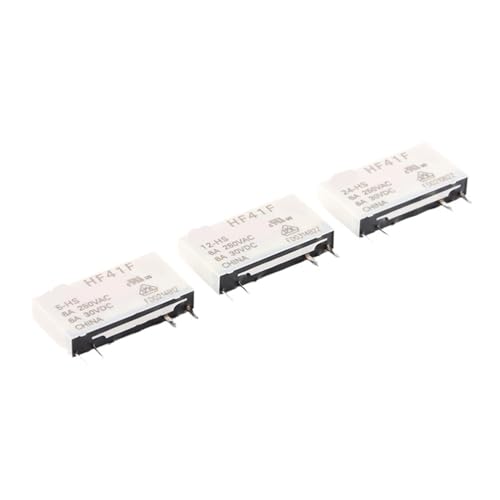5/1Pcs Leistungsrelais HF41F HF41F-5-HS HF41F-5-HS HF41F-24-HS DC 5V 12V 24V HS 6A 250VAC 4PIN Relais(5 pieces,HF41F-12-HS) von FEDDVJKB