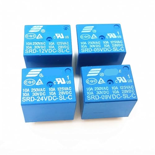 50Pcs Relais SRD-05VDC-SL-C SRD-12VDC-SL-C SRD-24VDC-SL-C SRD-48VDC-SL-C 5V 12V 24V 48V 10A 250VAC 5PIN(12V) von FEDDVJKB