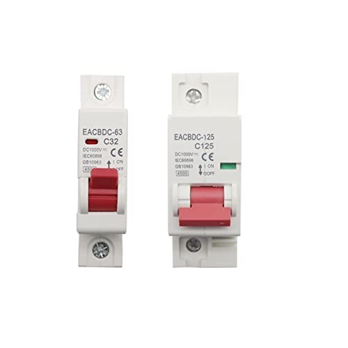 DC 1000V 1P Solar Mini Circuit Breaker Überlast Schutz Schalter Photovoltaik PV MCB 1Pcs(100A) von FEDDVJKB