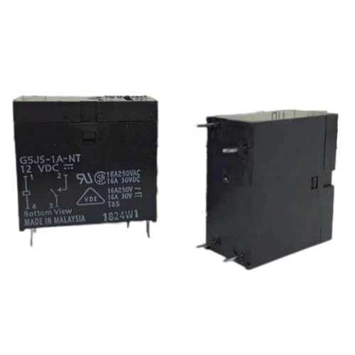 G5JS-1A-NT G5JS1ANT 12V Relais Mikrowelle Warmwasserbereiter Relais 12VDC DC12V 12V 16A 4PIN 5Pcs von FEDDVJKB