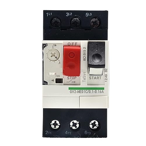 GV2ME01 C Motorschutzschalter GV2ME01C 0,1-0,16A Druckknopf 3P Thermomagnetischer Typ 1St von FEDDVJKB