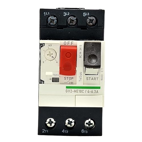 GV2ME10C Motorschutzschalter GV2-ME10C 4-6,3A Druckknopf 3P Thermomagnetischer Typ 1St von FEDDVJKB