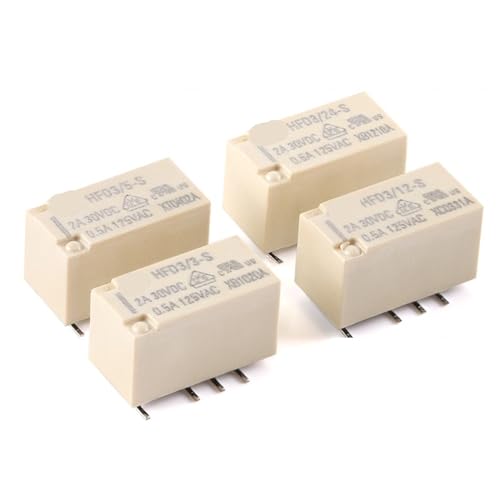 HFD33-S HFD3-33-S HFD3-53-S HFD3-123-S HFD3-243-S 3VDC 5VDC 12VDC 24VDC 2A DC 0,5A 8PIN Signalrelais(5 pieces,HFD3-12-S) von FEDDVJKB