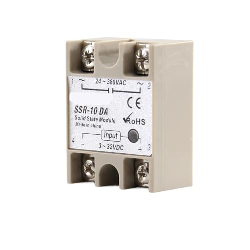 Halbleiterrelais SSR-10DA SSR-25DA SSR-40DA DC zu AC SSR 10A 25A 40A Modulrelais 1 Stücke(SSR-25DA) von FEDDVJKB