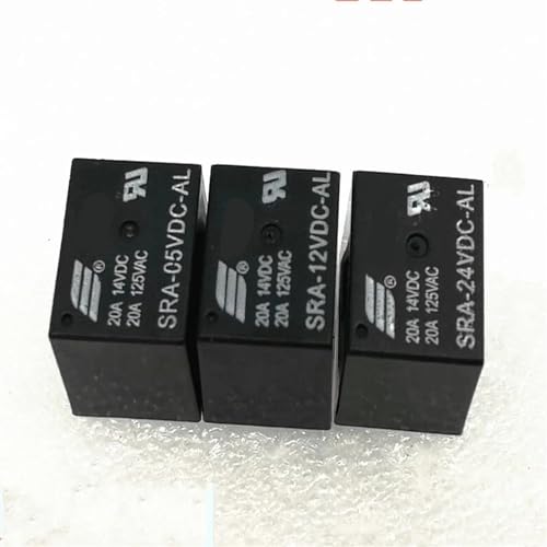 Kfz-Relais SRA-05VDC-AL SRA-12VDC-AL SRA-24VDC-AL 5 V 12 V 24 V 20 A T74 4PIN Relais 30 Stücke(24V) von FEDDVJKB