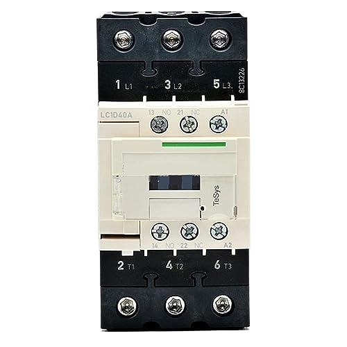 LC1D40AM7C Spule 220VAC Schütz Relais LC1-D40AM7C 40A Last 18,5 KW-380V Standard LC1D 1Pcs von FEDDVJKB