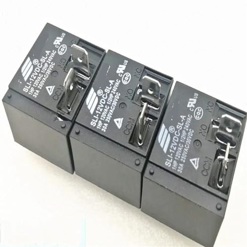 Leistungsrelais SLI-05VDC-SL-A SLI-12VDC-SL-A SLI-24VDC-SL-A 5 V 12 V 24 V 30 A HF2160 4-poliges Relais, 10 Stück(12V) von FEDDVJKB