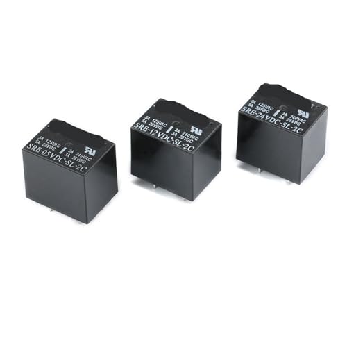 Leistungsrelais SRE-05VDC-SL-2C SRE-12VDC-SL-2C SRE-24VDC-SL-2C DC 5 V 12 V 24 V 5 A 3 A 240 V 8-polig 4137 5 Stücke(SRE-05VDC-SL-2C) von FEDDVJKB