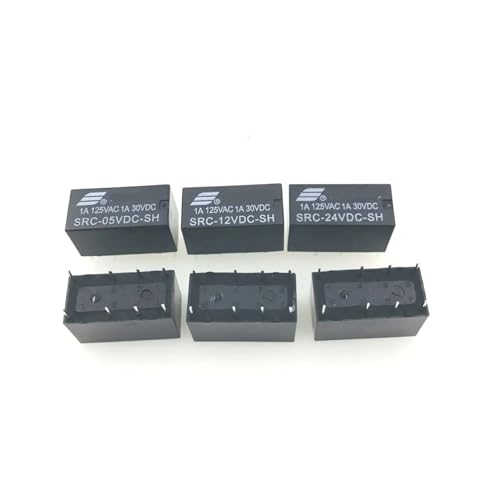 Relais SRC-05VDC-SH SRC-12VDC-SH SRC-24VDC-SH 5V 12V 24V 1A 8PINS Relais 10Pcs(24V) von FEDDVJKB