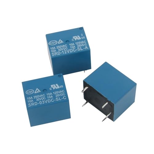 Relais SRD-03VDC-SL-C SRD-05VDC-SL-C SRD-06VDC-SL-C SRD-09VDC-SL-C SRD-12VDC-SL-C 10A 250VAC 5PIN 1 Stücke(3V) von FEDDVJKB