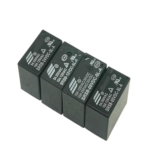 Relais SRSB-05VDC-SL-A SRSB-12VDC-SL-A SRSB-24VDC-SL-A 5V 12V 24V 5A/250VAC 4PIN 50Pcs(24V) von FEDDVJKB