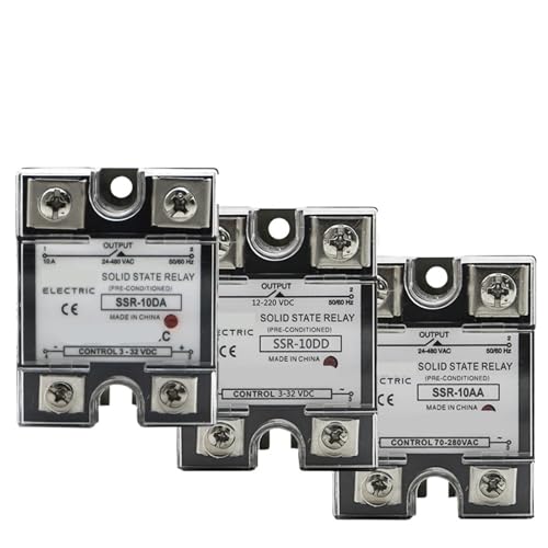 SSR-25DA SSR-40DA SSR-40AA SSR-40DD SSR 10A 25A 40A 60A 80A 100A DD DA AA Halbleiterrelais 1 Stück(AA,40A) von FEDDVJKB