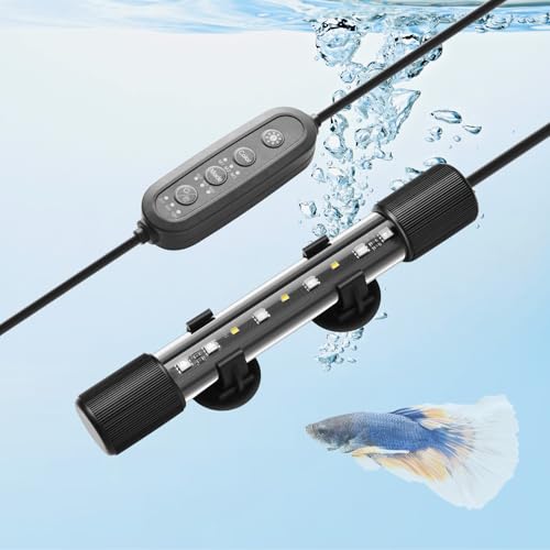 FEDOUR 18CM Aquarium Led Beleuchtung, 24/7-Modus Aquarium LED Licht mit Vollspektrum RGBW LEDs, IP68 Wasserdichte Fisch Tank Lampe mit Dimmen, Timer- und Farbverstellung FEDOUR 18CM Aquarium Led Beleuchtung, 24/7-Modus Aquarium LED Licht mit Vollspektrum RGBW LEDs, IP68 Wasserdichte Fisch Tank Lampe mit Dimmen, Timer- und Farbverstellung von FEDOUR
