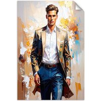 Selbstklebendes Poster – Wandsticker Mann bei einer Modenschau 20x30 cm Selbstklebendes Poster – Wandsticker Mann bei einer Modenschau 20x30 cm von FEEBY